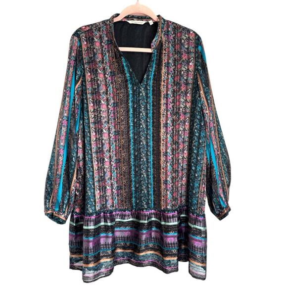 Soft Surroundings Tops - Soft Surroundings Boho Floral Tunic Top